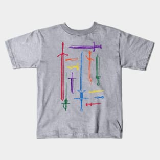 Pride Swords Kids T-Shirt